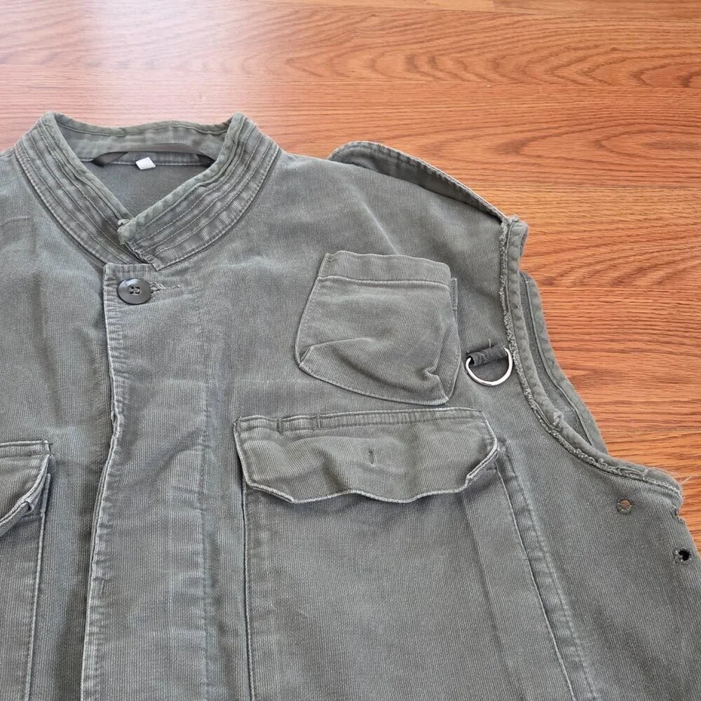 Vintage 1990s H Winnen GMBH & Co. German Military Field JACKET Army Green Unisex
